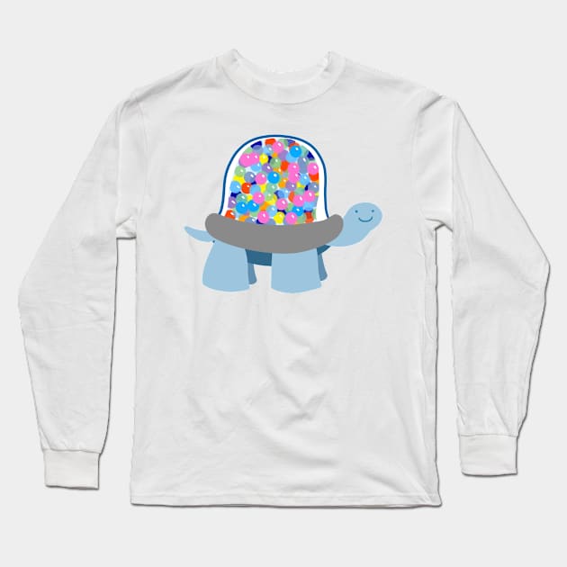 Gumball Machine Tortoise Long Sleeve T-Shirt by saradaboru